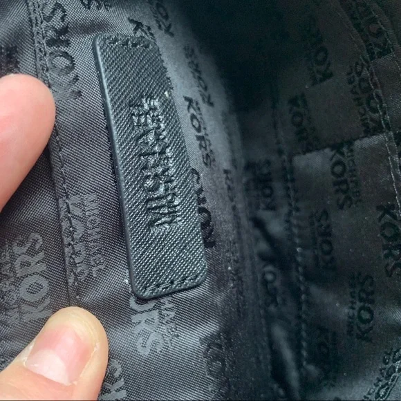 Snake Skin/Suede & Leather MK Wristlet - Picture 7 of 10